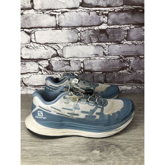 Salomon Ultra Glide Bluestone Pearl Mesh Lace Up Running Shoes Women 36EU/5M US - Picture 1 of 16